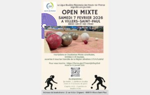 OPEN MIXTE à Villers-Saint-Paul