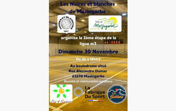 2ème journée du Championnat M3 2025-2026 à Mazingarbe